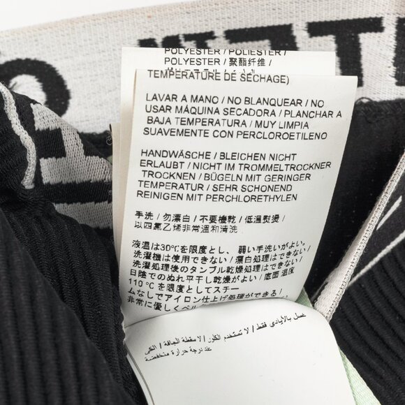 Off-White Black Logo-Waistband Ribbed Leggings - Picture 10 of 11